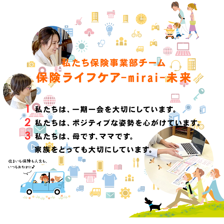 丸高木材保険事業部　保険ライフケア-mirai-未来